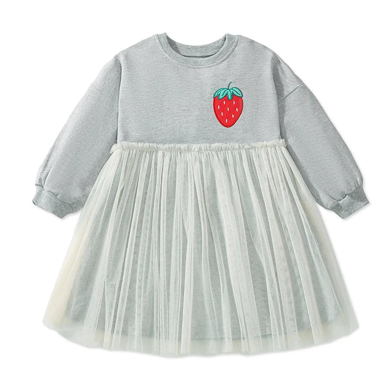 Little Maven Kids Clothes 2024 Autumn Cotton Dresses 2-7