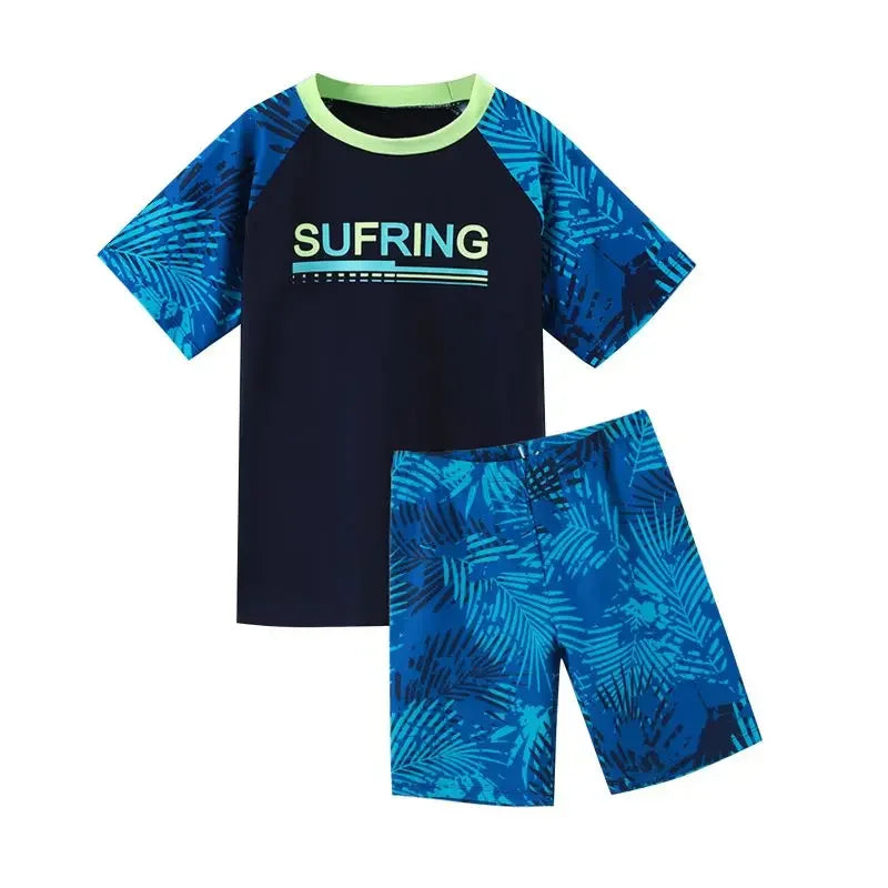 Swimsuit Boys' Camo Cute Summer Quick Dry Big Children