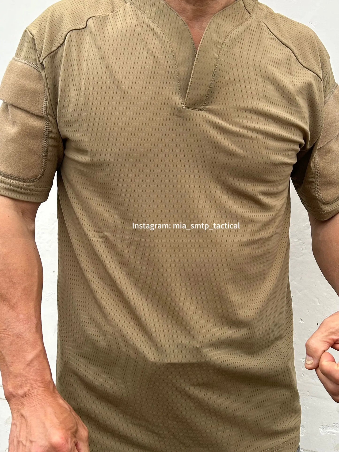 Men's Tactical Summer Combat Short Sleeve Shirt Cotton Polyester Casual Wear