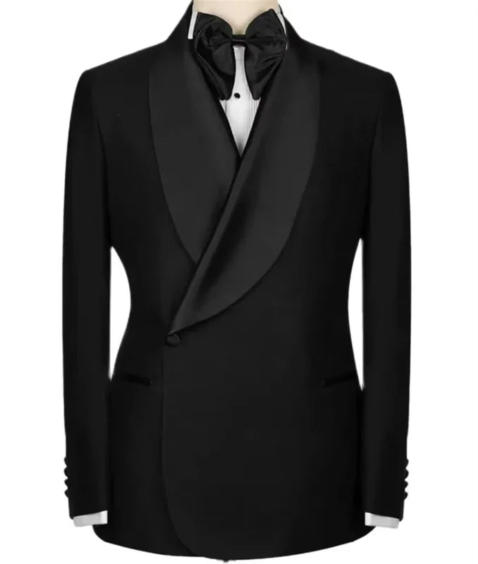 Men's Dress Suit Tuxedo for Weddings Banquets and Performances Best Man Attire