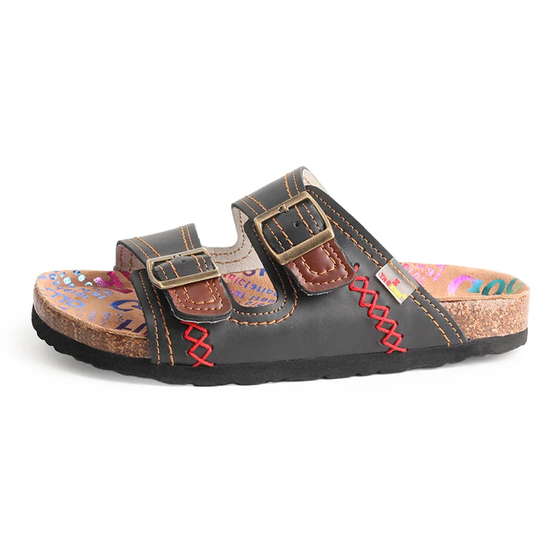 TMA EYES Summer Casual Lightweight Non Slip Women's Flat Sandals