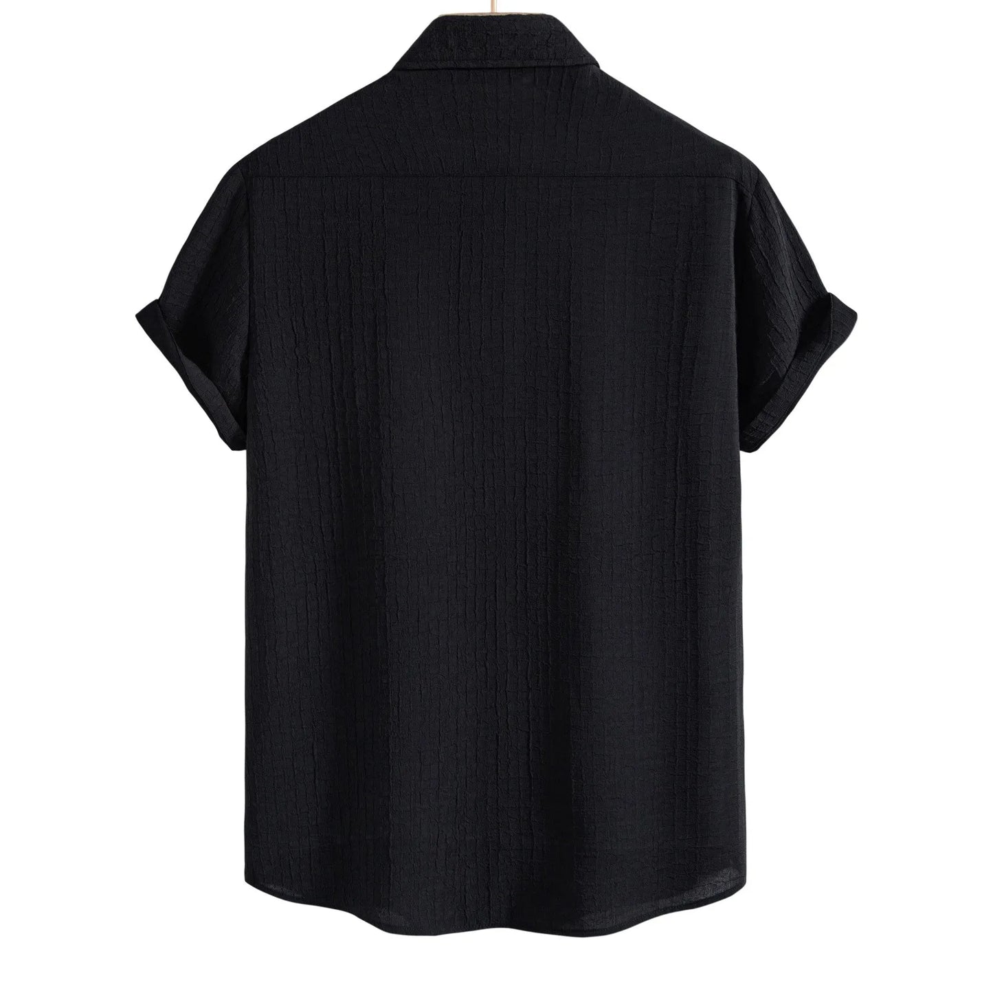 Mens Casual Waffle Shirt Suit Two Piece Solid Short Sleeved Shirt And Shorts Suit Harajuku Casual T-Shirt And Shorts Set