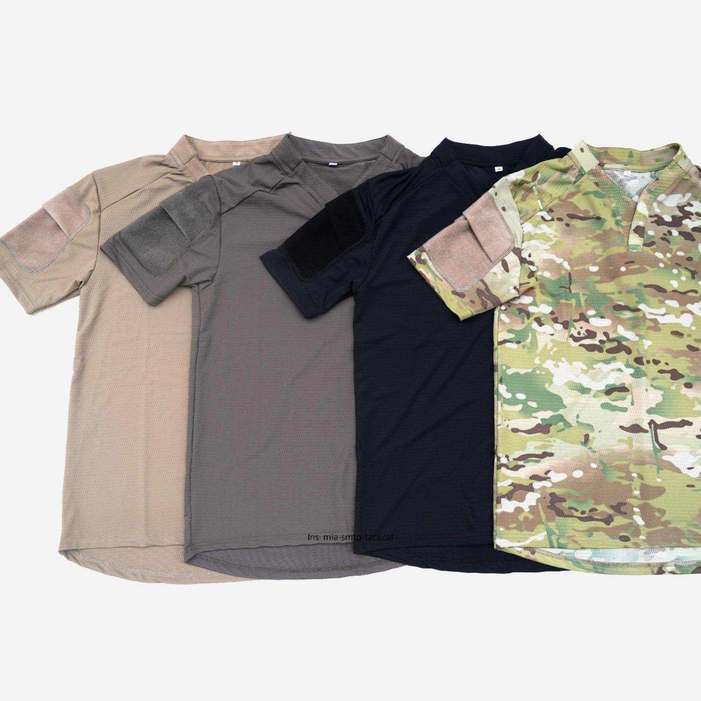 Men's Tactical Summer Combat Short Sleeve Shirt Cotton Polyester Casual Wear