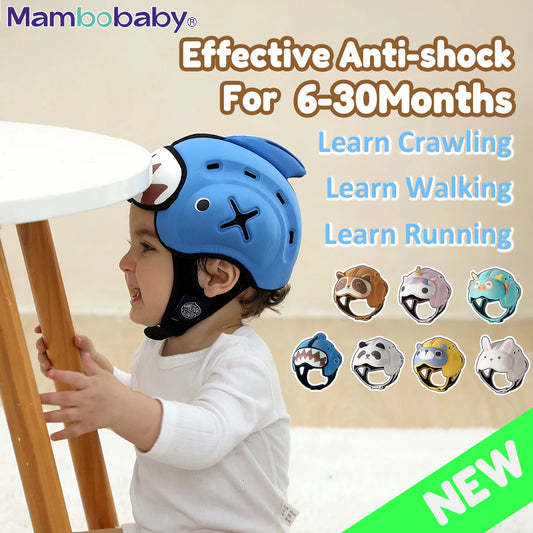Mambobaby Safe Anti-Shock Baby Helmet for Infant Safety