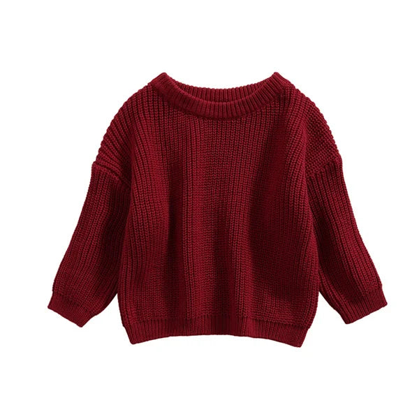 Newest Newborn Baby Girl Boy Knitted Long Sleeve Sweater Autumn Winter Casual Pullover Kids Clothes 3M to 5Y