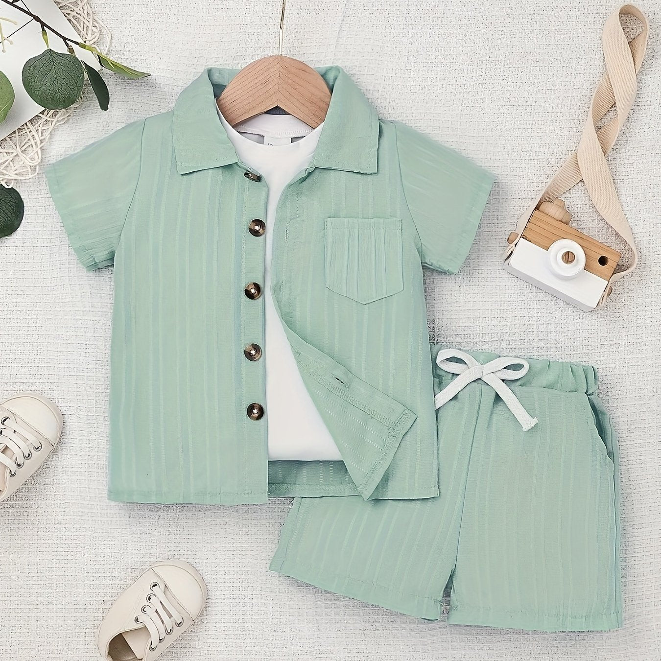 Baby Boy Clothes Summer Shorts Set Short Sleeved Shirt Top 12 Months-5T Without Tee