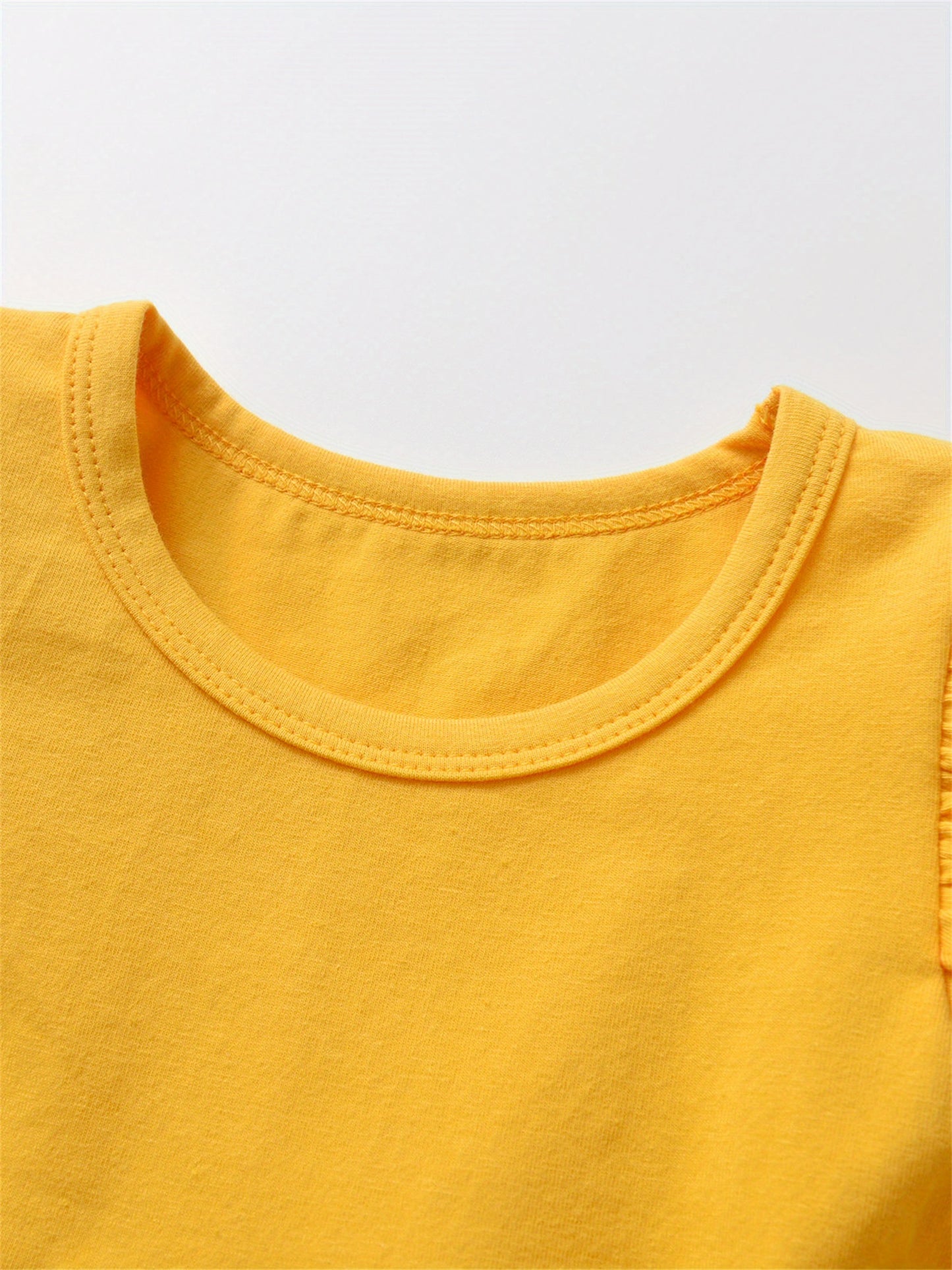 Kukitty 3pcs Toddler Girl Cute Clothes Set with Bow Headband