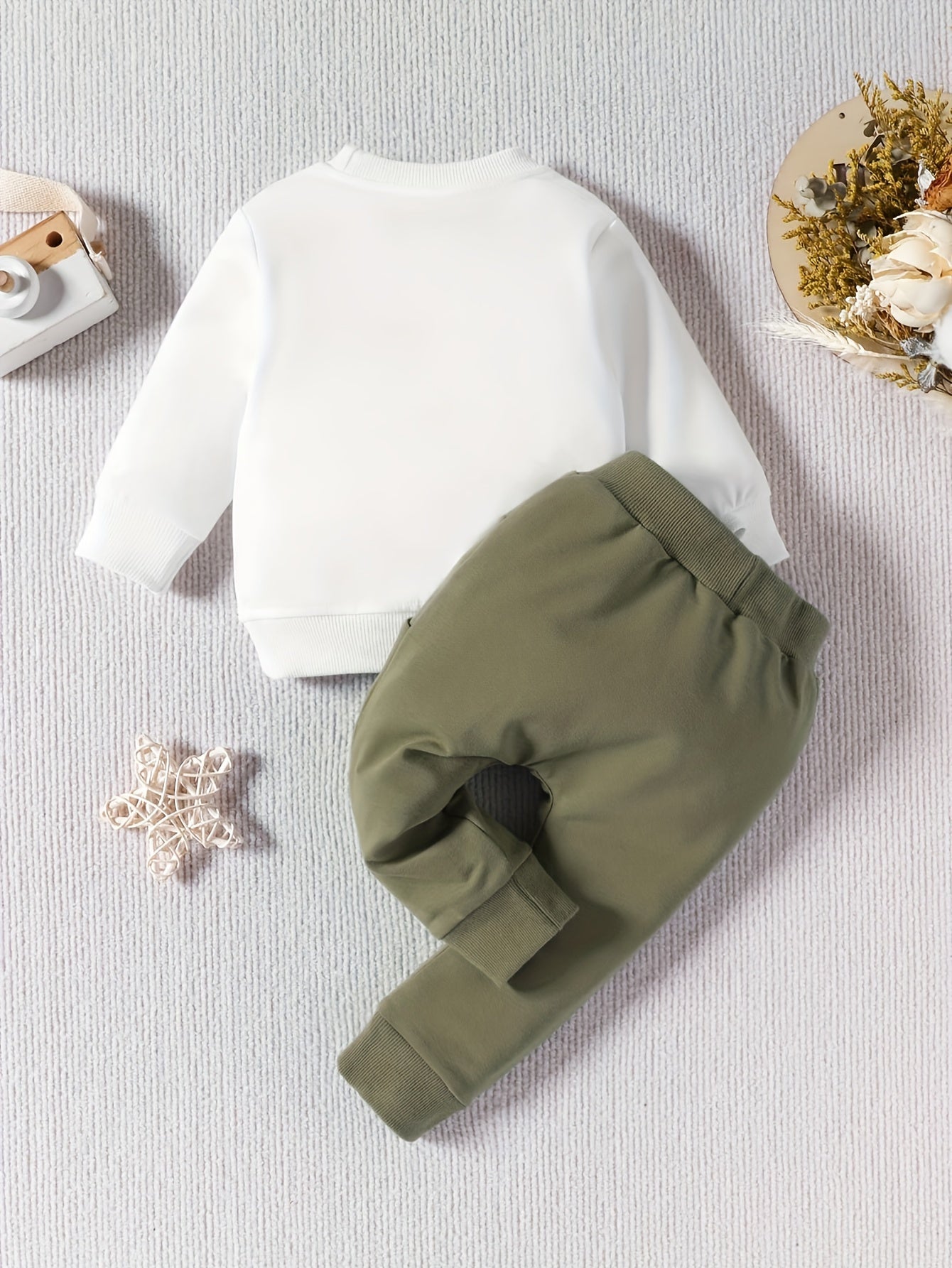 Toddler Baby Boy Clothes Mama's Boy Print Long Sleeve Set