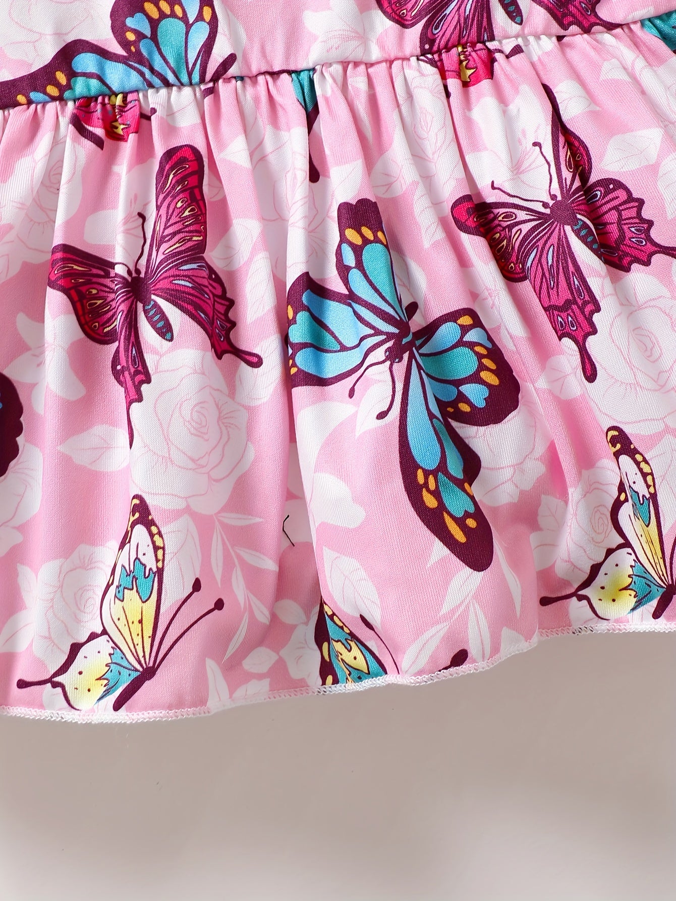 Toddler Baby Girl Winter Outfits Cute Butterfly Top Jeans Set